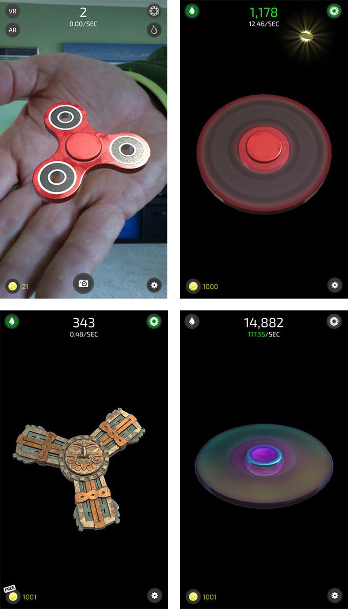 1000 fidget spinners