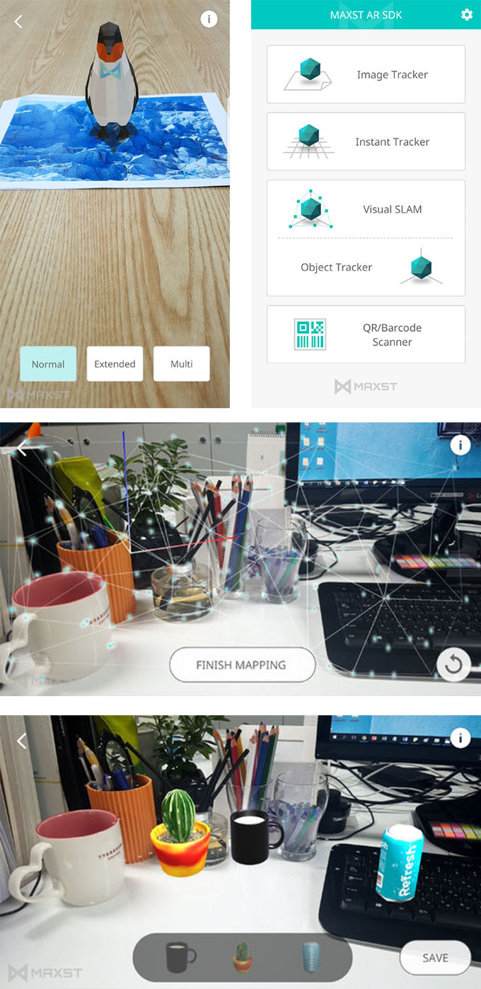 MAXST AR SDK | Дополненная реальность