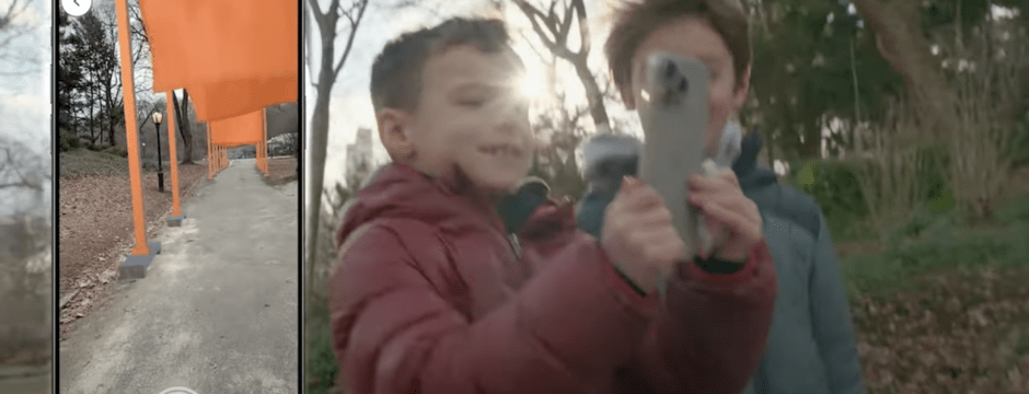 Augmented Reality Reveals Christo & Jeanne-Claude's The Gates - Central Park